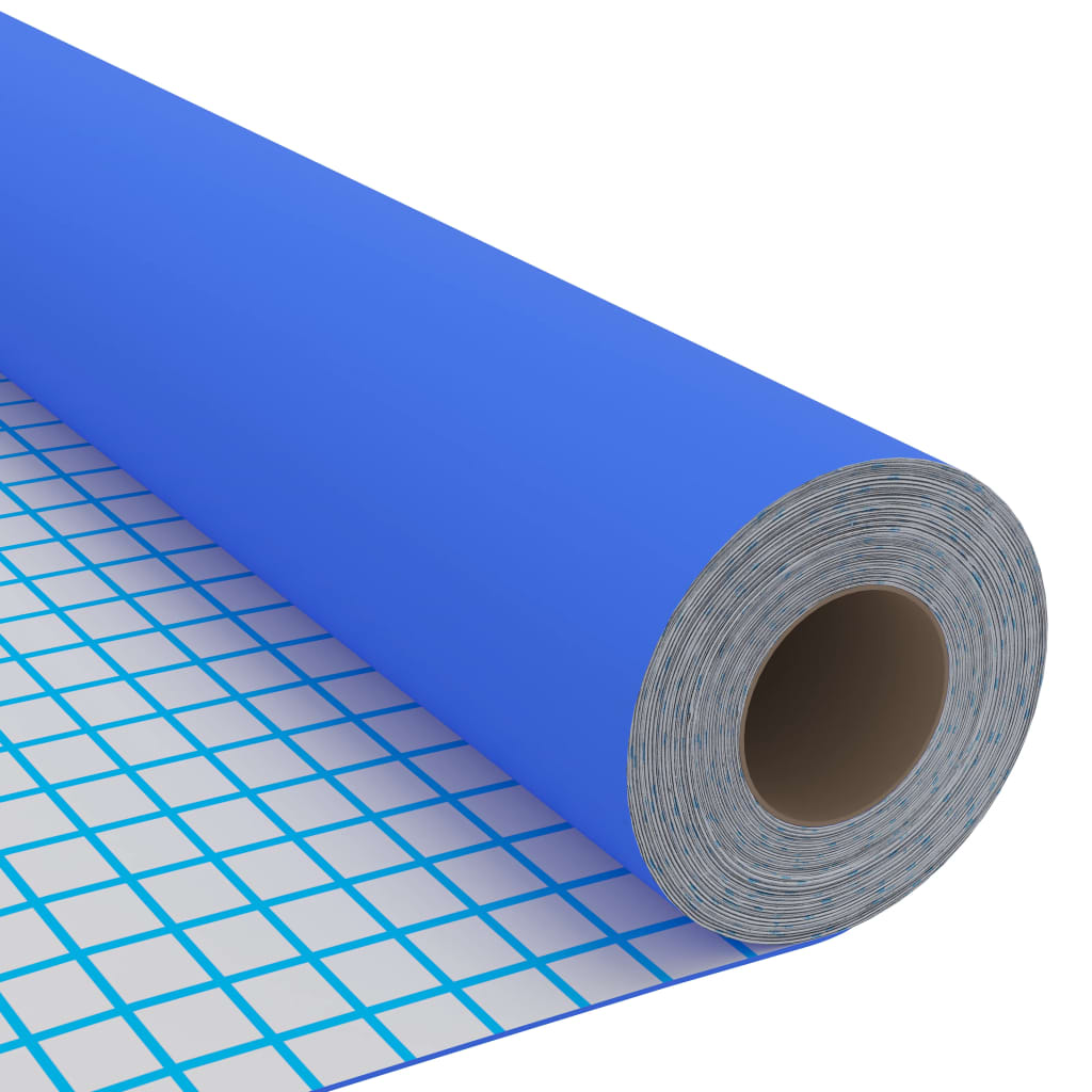 vidaXL Samoljepljiva folija za namještaj sjajna plava 500 x 90 cm PVC
