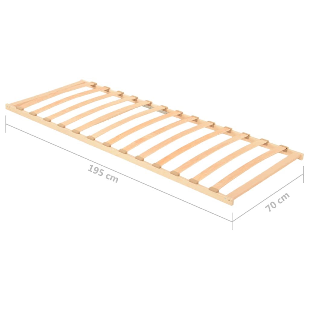 vidaXL Podnica za krevet s 13 letvica 70 x 200 cm