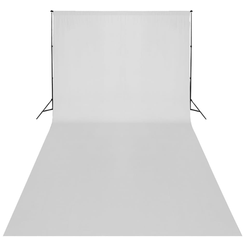 vidaXL Studijski set bijela pozadina 600 x 300 cm i svjetla