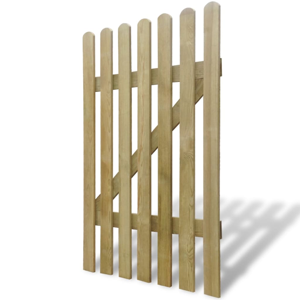 vidaXL Vrtna vrata drvena 100 x 150 cm