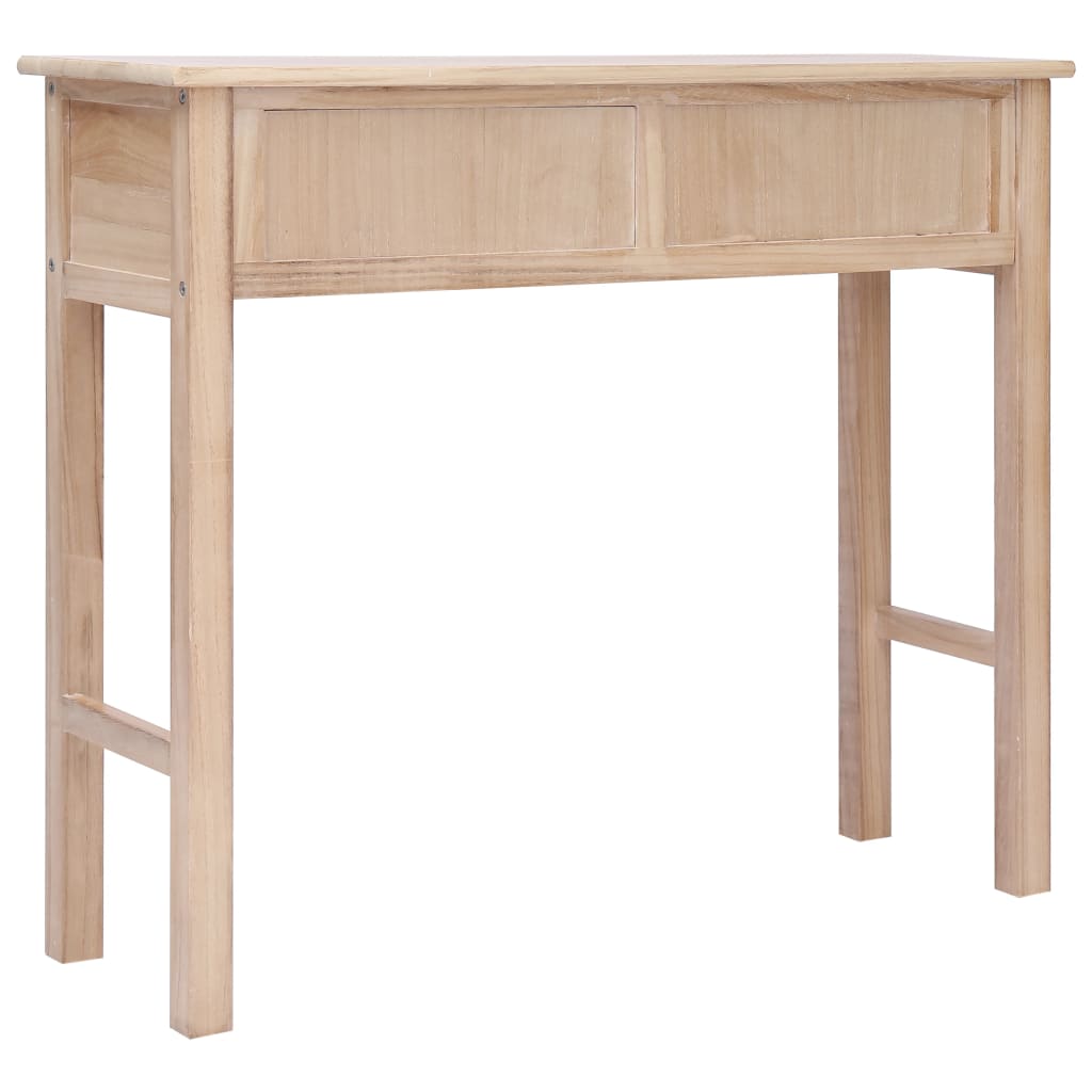 vidaXL Konzolni stol prirodna boja 90 x 30 x 77 cm drveni