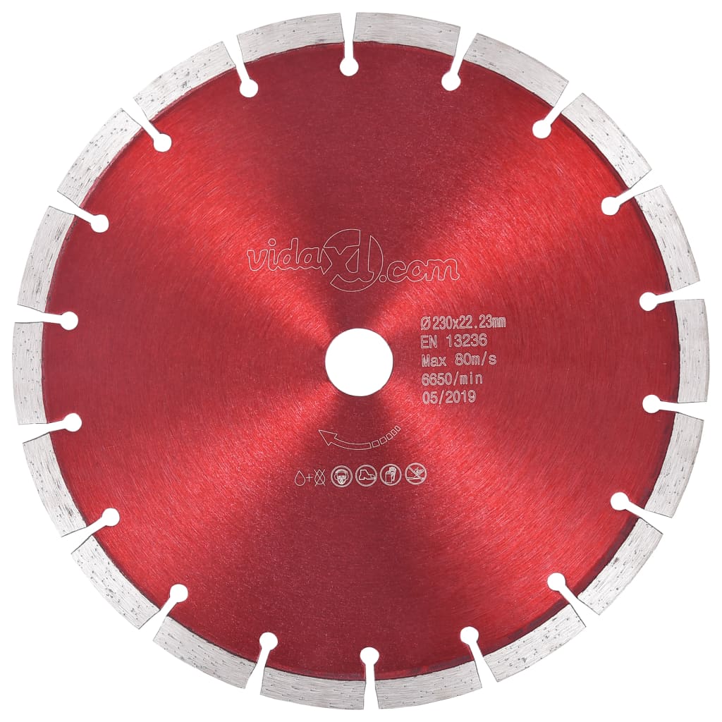vidaXL Dijamantni disk za rezanje čelični 230 mm
