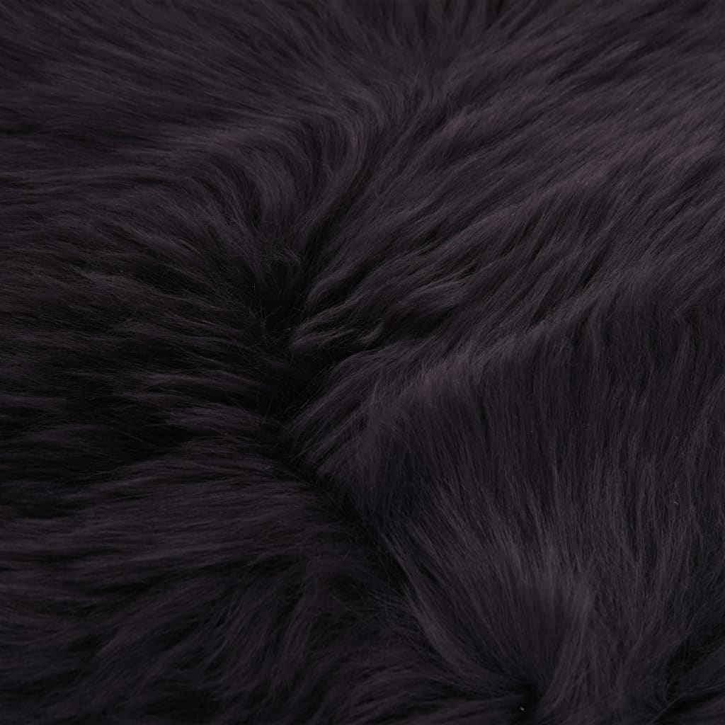 vidaXL Tepih od ovčje kože 60 x 180 cm tamnosivi