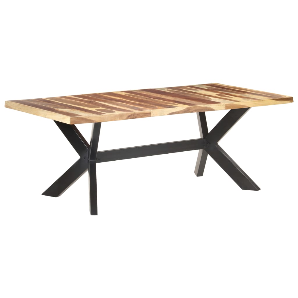 vidaXL Blagovaonski stol 200 x 100 x 75 cm od masivnog drva s premazom
