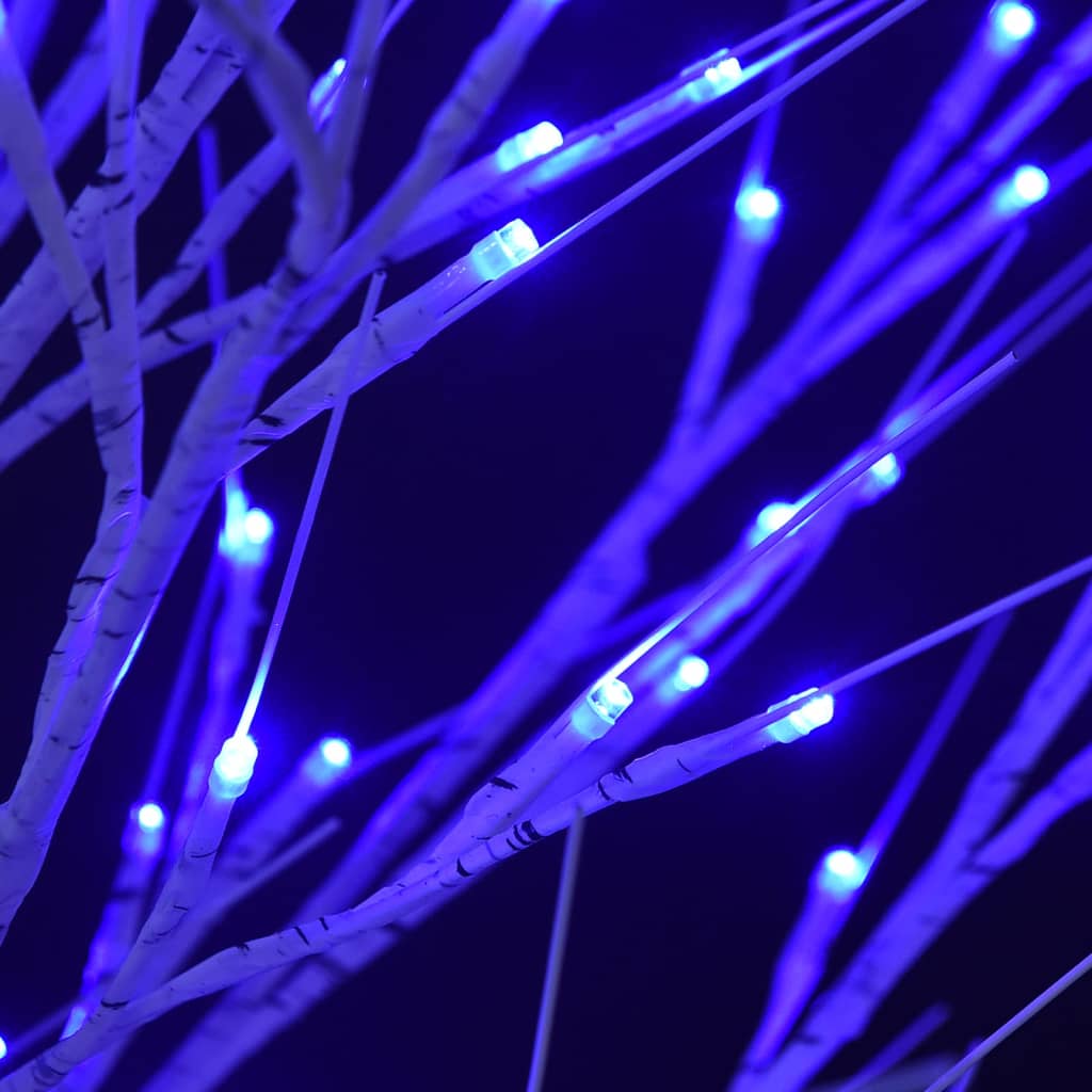 vidaXL Božićno drvce 120 LED žarulja 1,2 m plave s izgledom vrbe