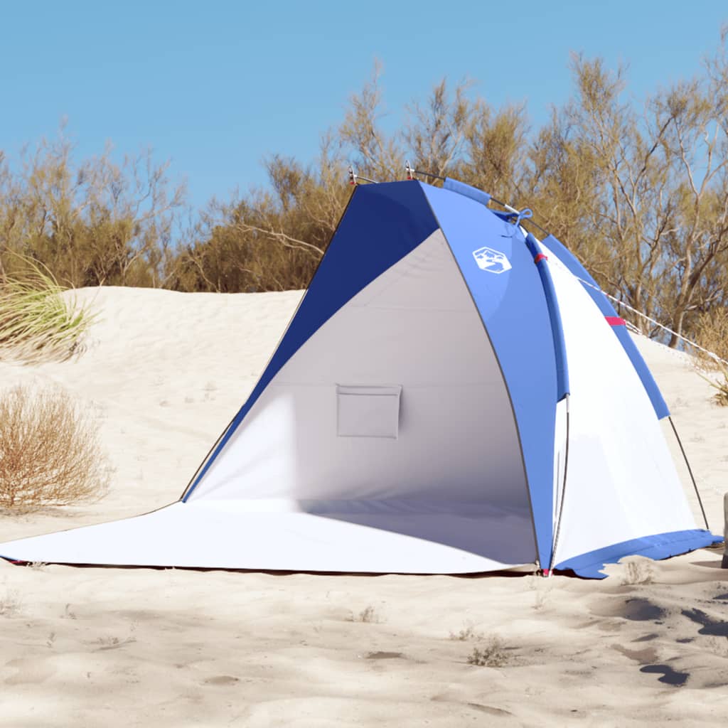 vidaXL Šator za plažu azurnoplavi 268 x 223 x 125 cm od tafta 185T