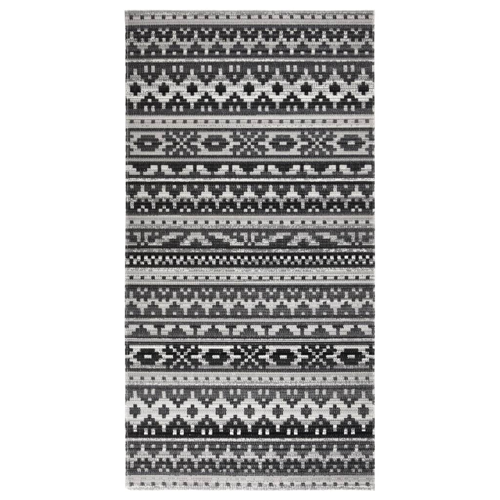 vidaXL Vanjski tepih ravno tkanje 80 x 150 cm tamnosivi