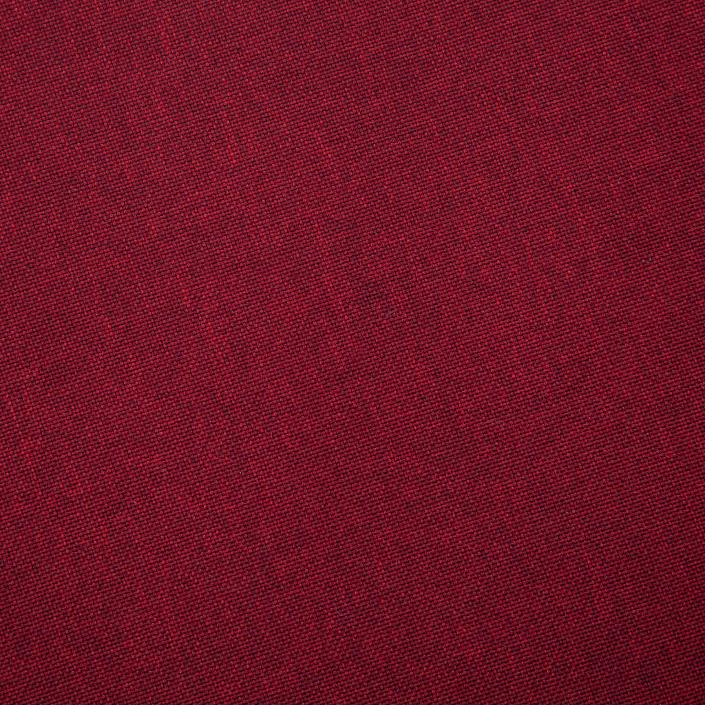 vidaXL Trosjed od tkanine crvena boja vina