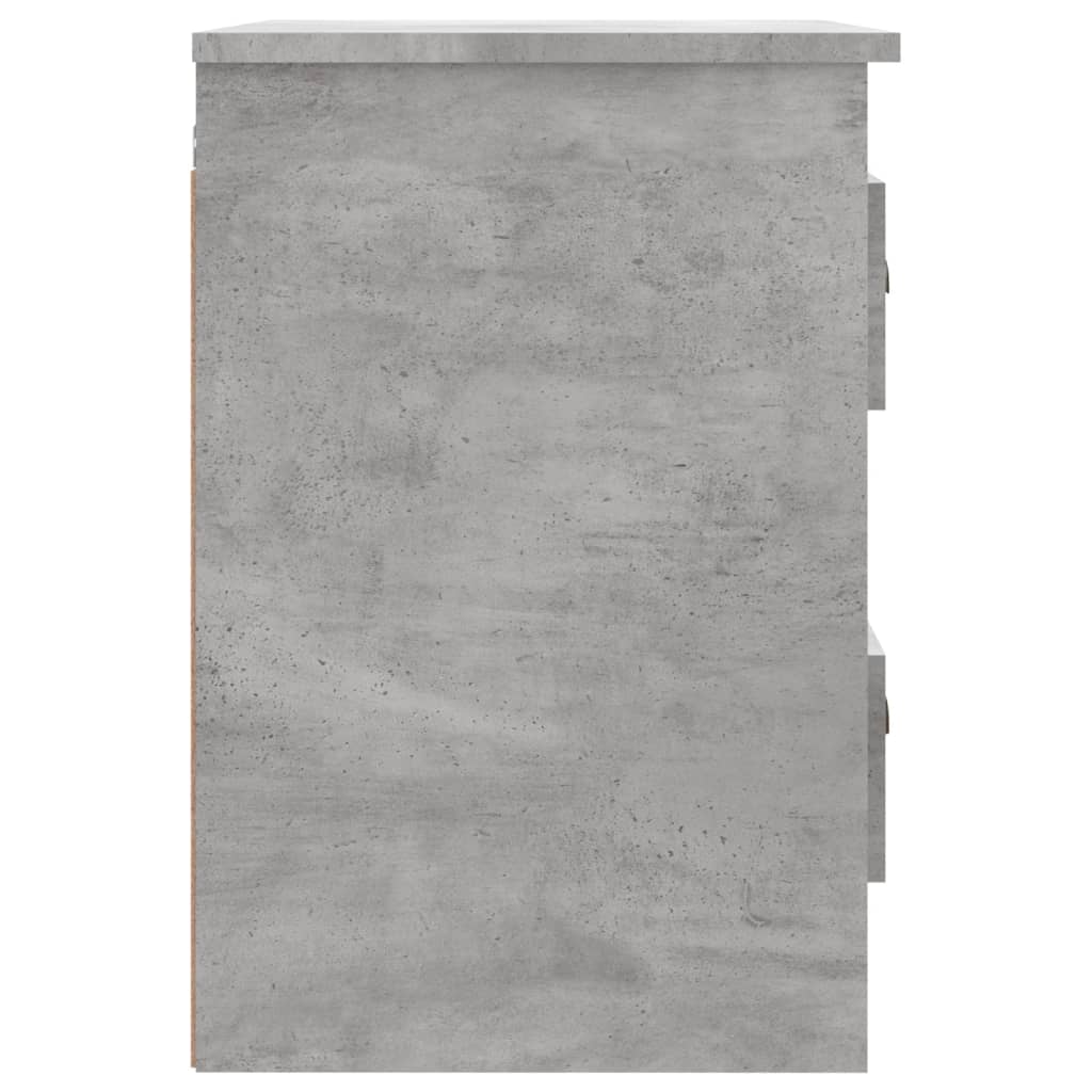 vidaXL Zidni noćni ormarić Siva betona 41,5x36x53 cm
