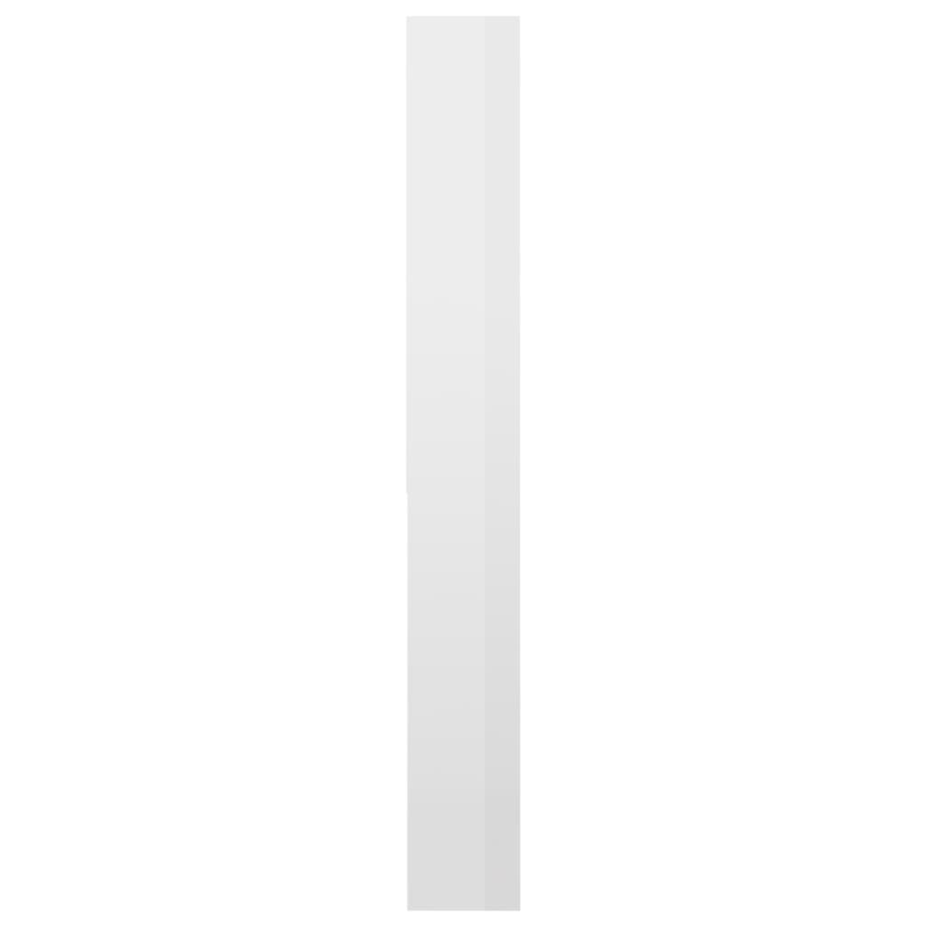 vidaXL Ormarić za perilicu rublja visoki sjaj bijeli 64 x 24 x 190 cm