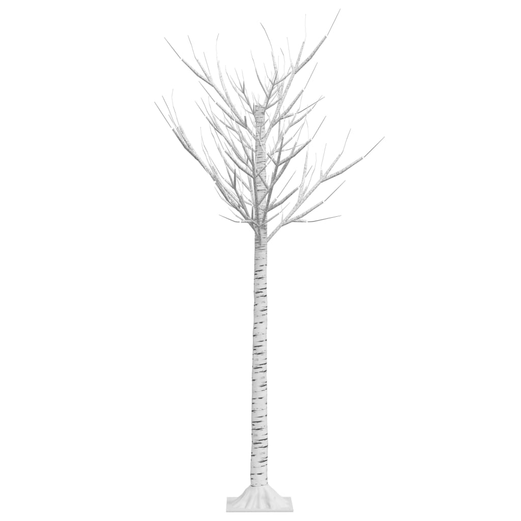vidaXL Božićno drvce 140 LED žarulja 1,5 m hladne bijele izgled vrbe