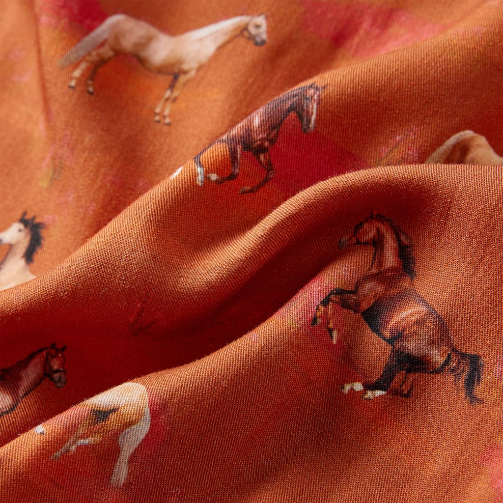 Dječja haljina boja konjaka 92