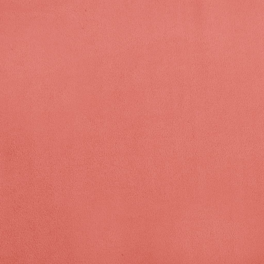 vidaXL Tabure ružičasti 45x29,5x35 cm baršunasti