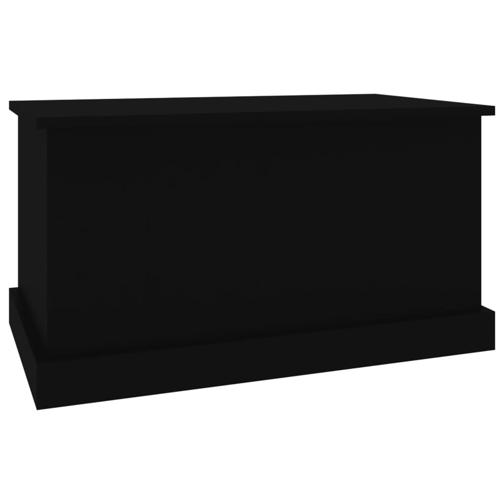 vidaXL Kutija za pohranu crna 70 x 40 x 28 cm od konstruiranog drva