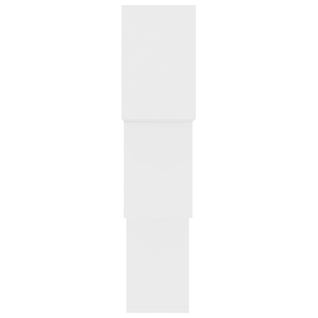 vidaXL Kockaste zidne police bijele 68x15x68 cm od iverice