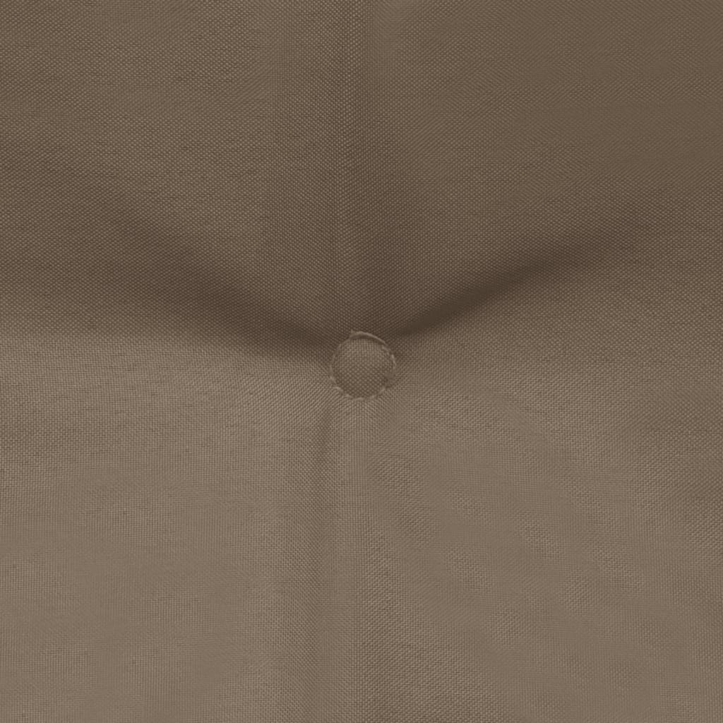 vidaXL Jastuk za ljuljačku smeđe-sivi 150 cm od tkanine
