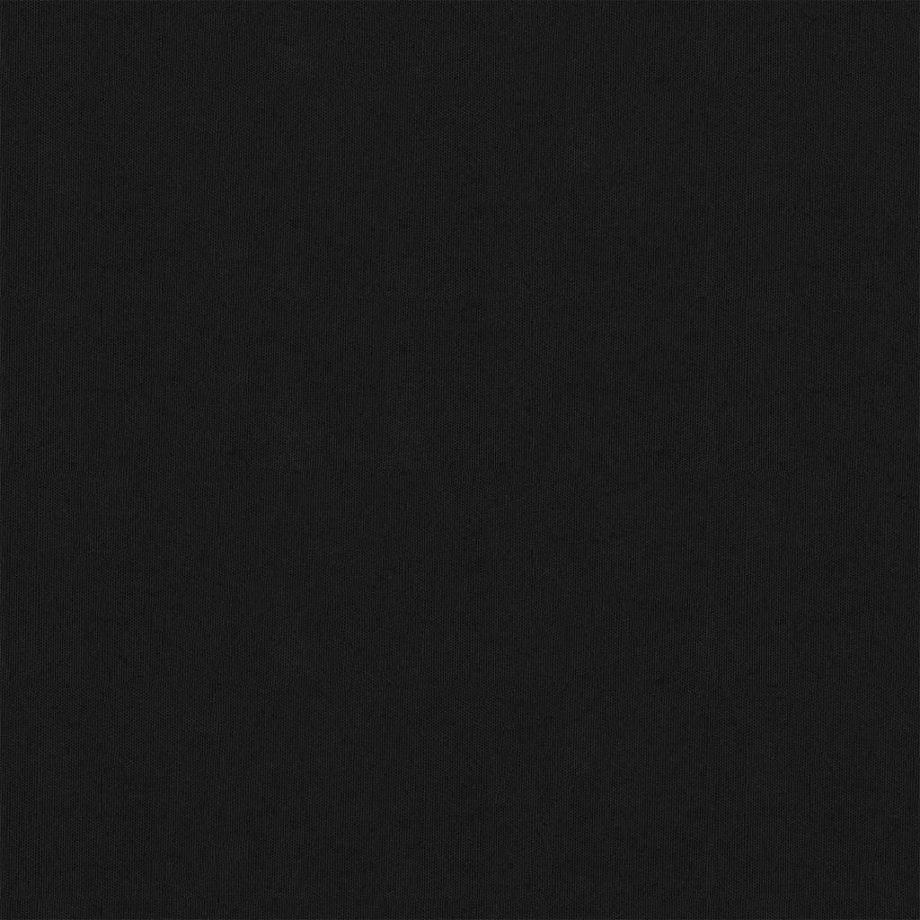 vidaXL Balkonski zastor crni 90 x 600 cm od tkanine Oxford