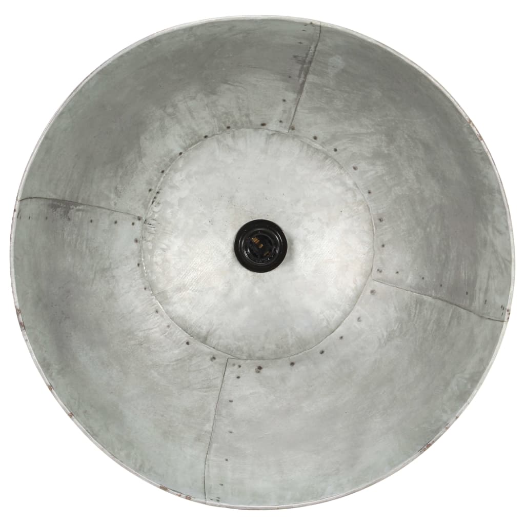 vidaXL Viseća svjetiljka 25 W srebrna okrugla 48 cm E27