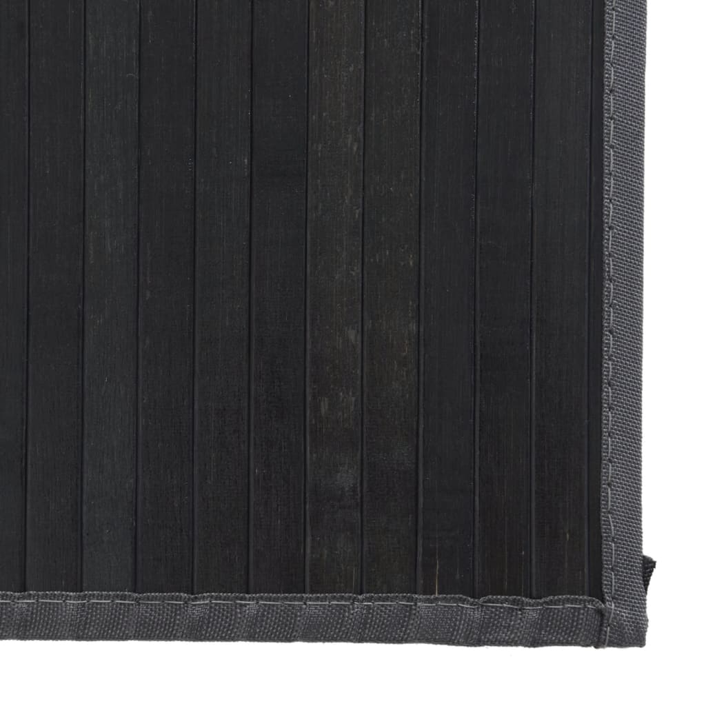 vidaXL Tepih pravokutni sivi 80 x 400 cm od bambusa