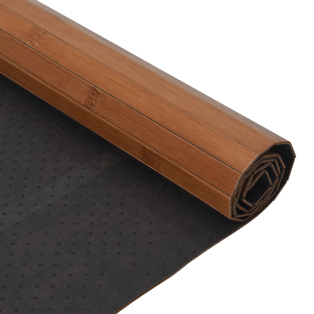 vidaXL Tepih pravokutni smeđi 70 x 500 cm od bambusa
