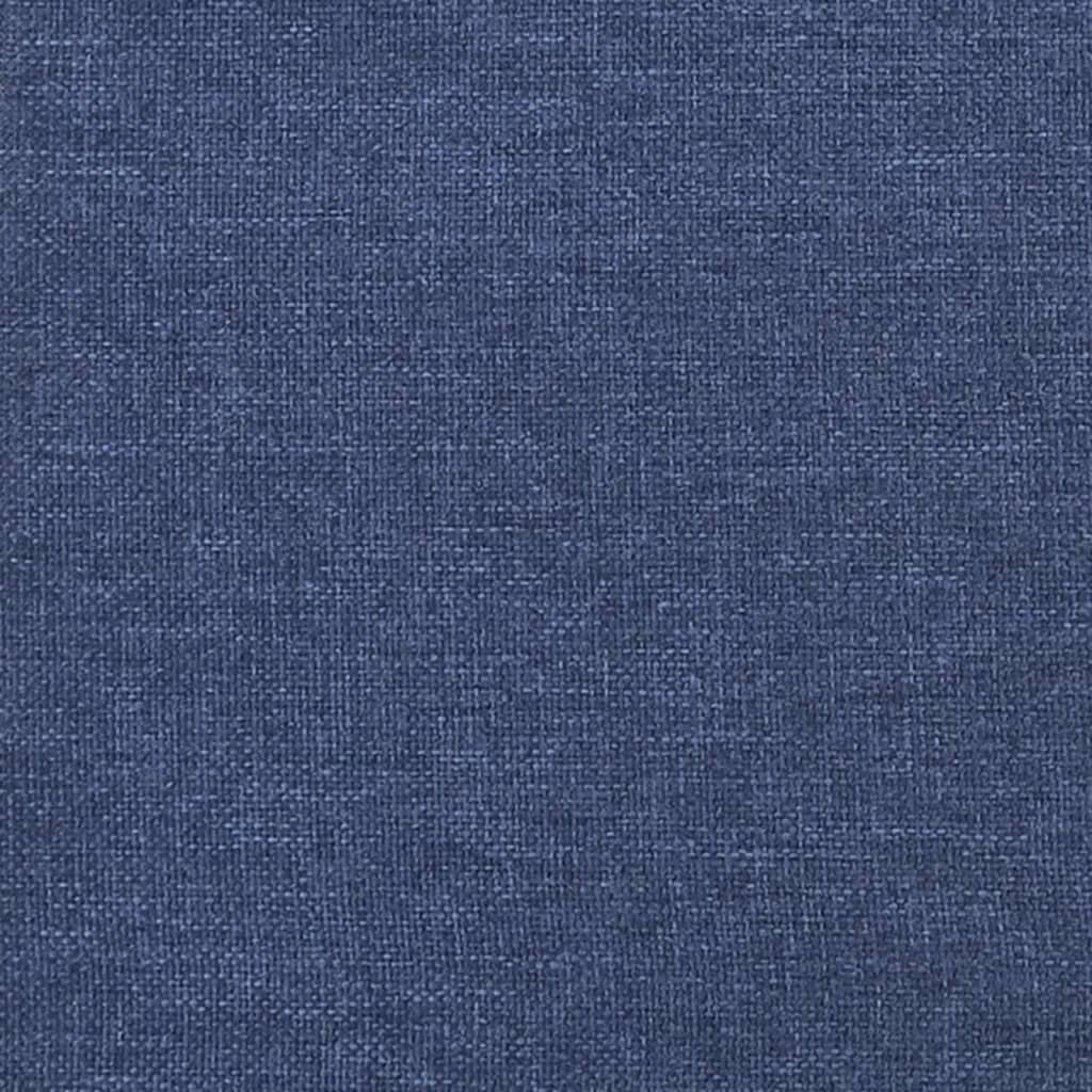 vidaXL Okvir za krevet plavi 90x200 cm od tkanine