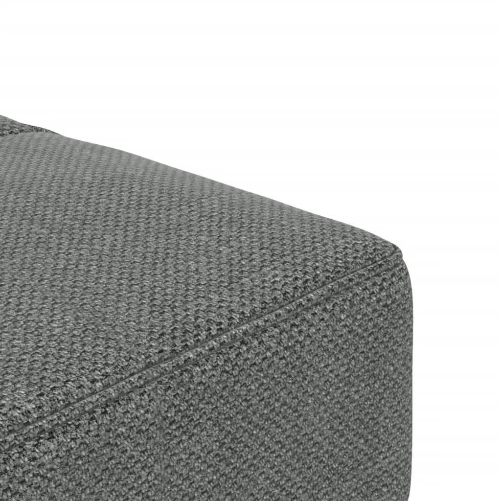 vidaXL Dvosjed na razvlačenje s dva jastuka tamnosivi od tkanine