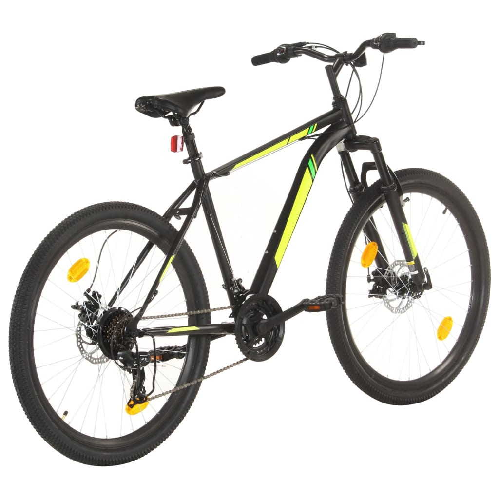 vidaXL Brdski bicikl 21 brzina kotači od 27,5 " okvir od 50 cm crni