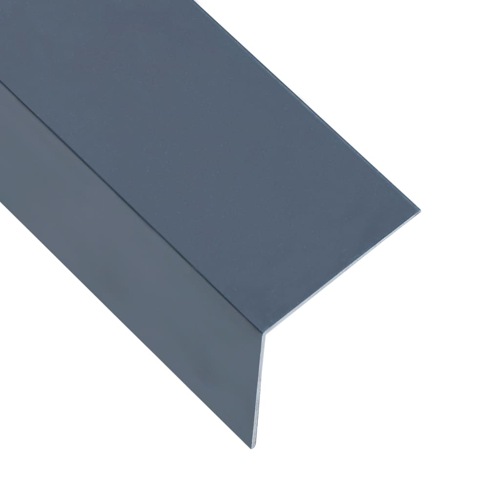 vidaXL Kutni profili od 90° 5 kom aluminijski antracit 170 cm 50x50 mm