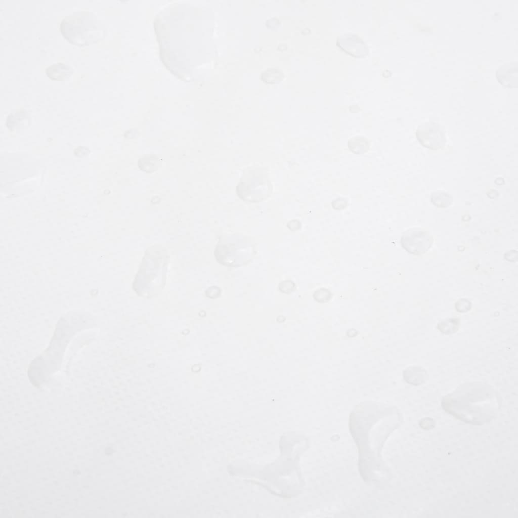 vidaXL Cerada bijela 6 x 8 m 650 g/m²