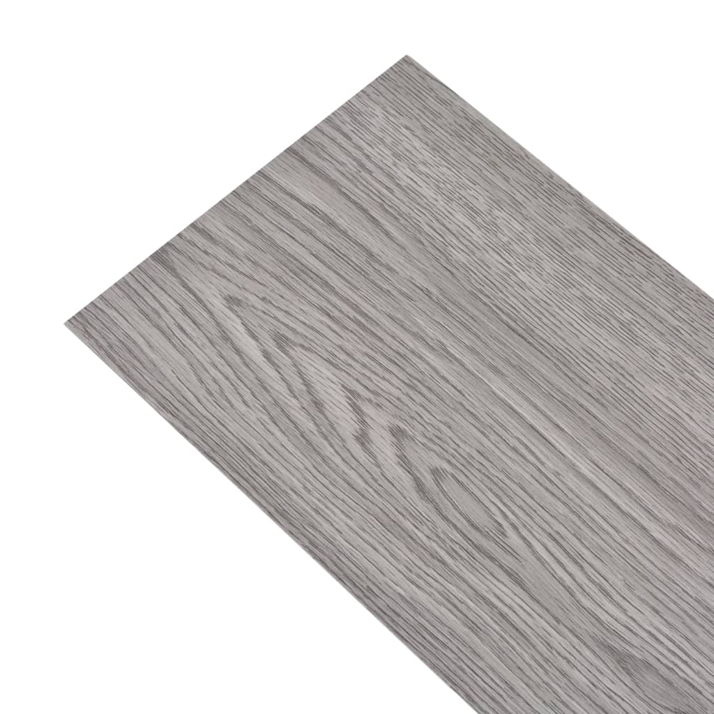 vidaXL Samoljepljive podne obloge PVC 5,02 m² 2 mm tamno sive