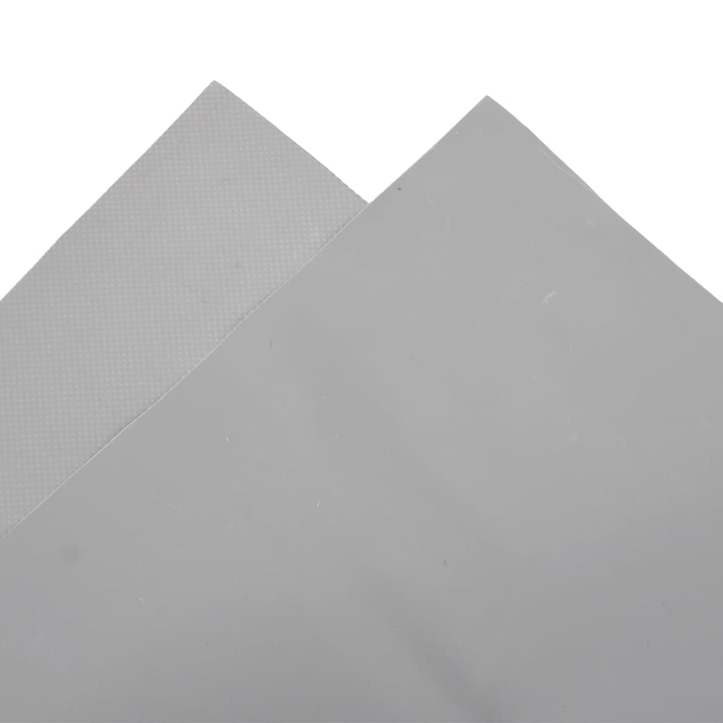 vidaXL Cerada siva 1,5 x 10 m 650 g/m²