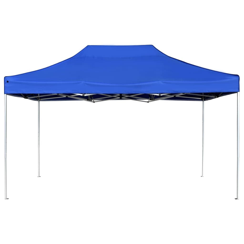 vidaXL Profesionalni sklopivi šator za zabave 4,5 x 3 m plavi