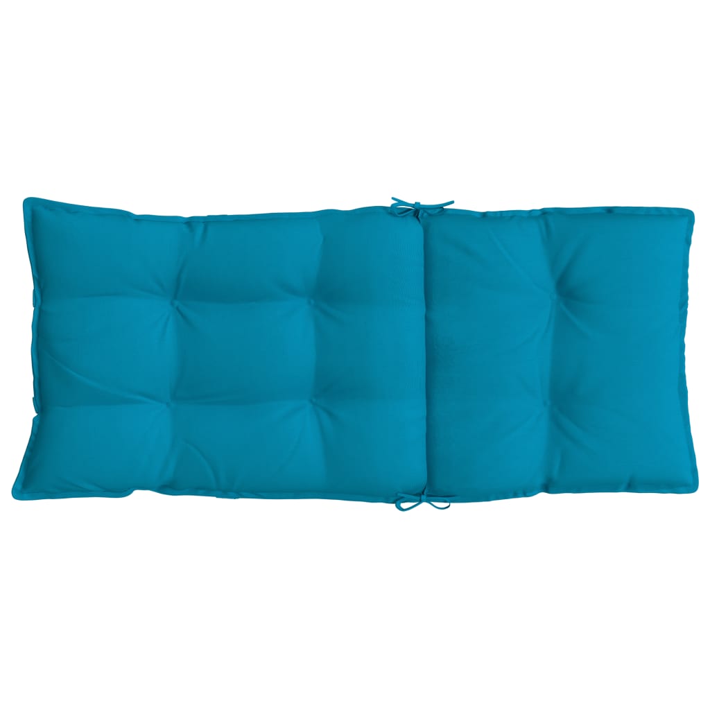 vidaXL Jastuci za stolicu s visokim naslonom 2 kom plavi od tkanine