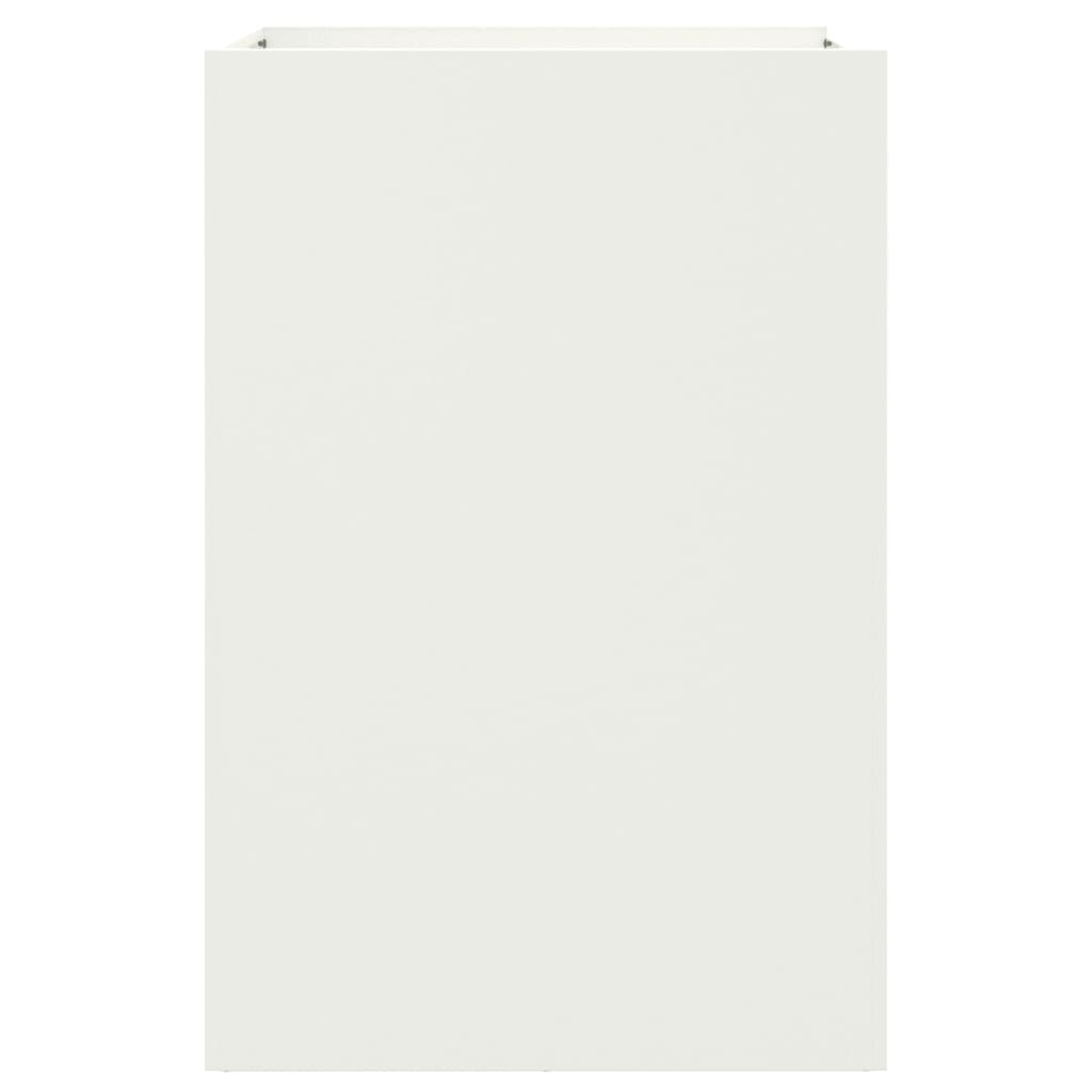 vidaXL Sadilica bijela 52 x 48 x 75 cm od hladno valjanog čelika