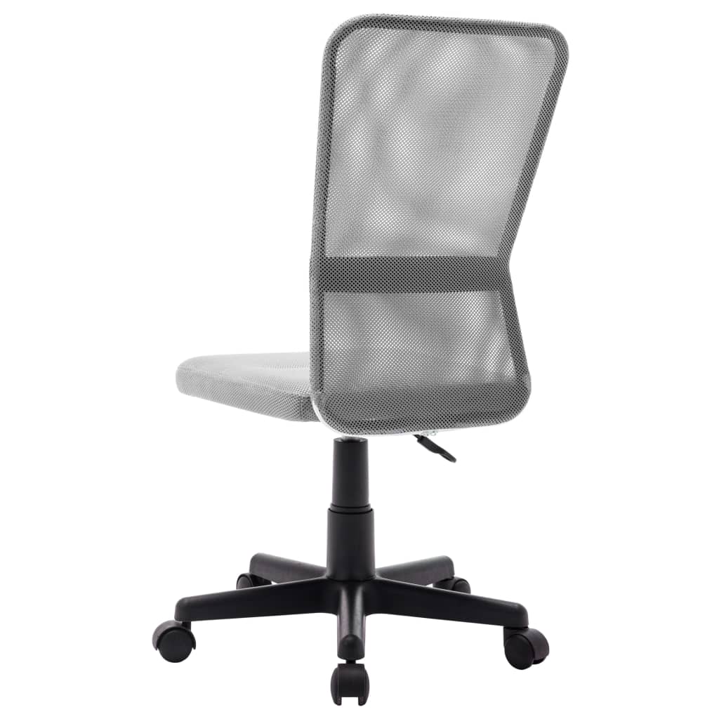 vidaXL Uredska stolica siva 44 x 52 x 100 cm od mrežaste tkanine