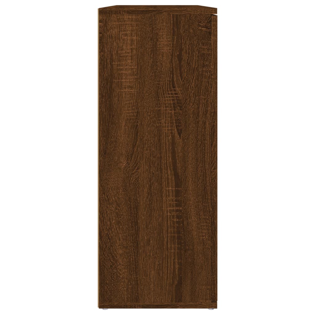 vidaXL Komoda boja smeđeg hrasta 91x29,5x75 cm konstruirano drvo