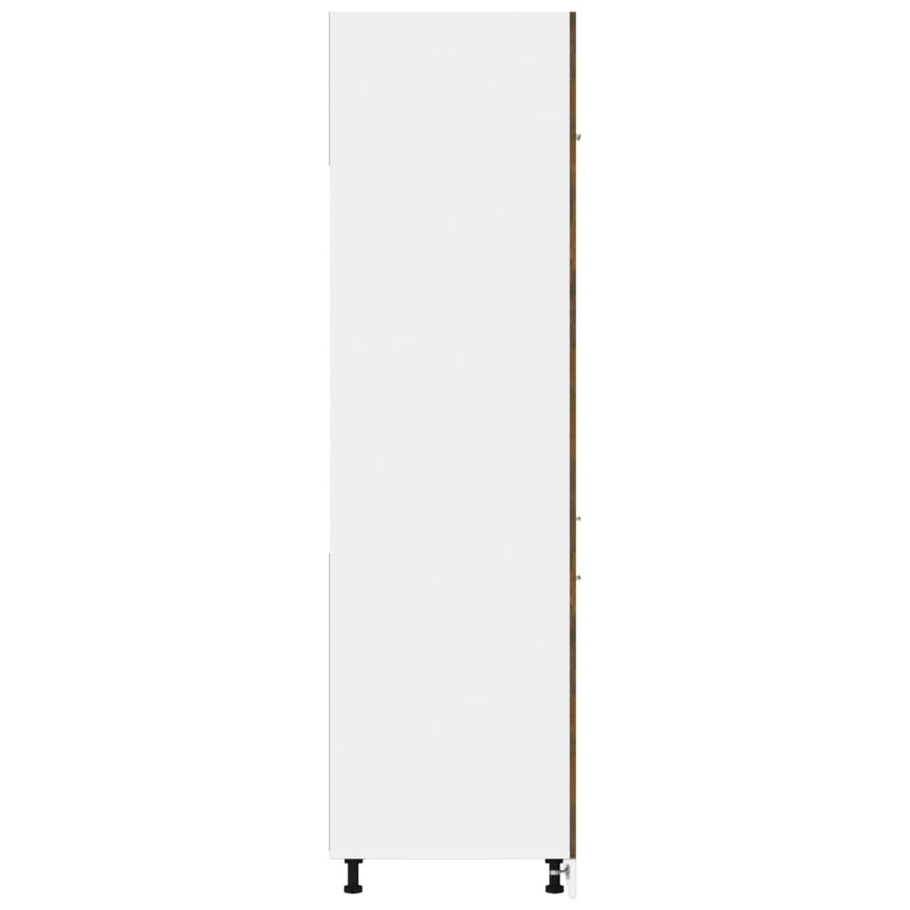vidaXL Ormarić za hladnjak boja hrasta 60x57x207 cm konstruirano drvo