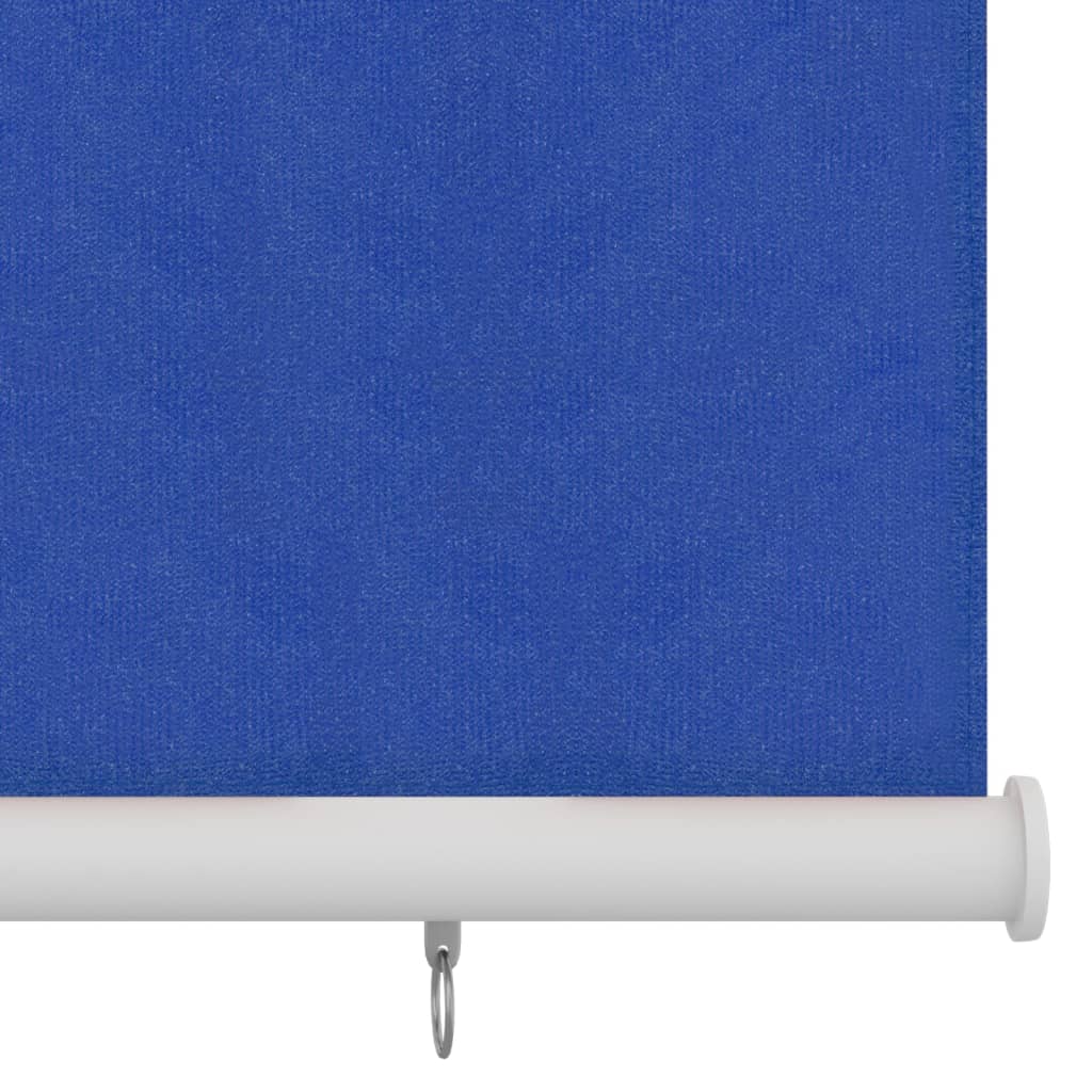 vidaXL Vanjska roleta za zamračivanje 100 x 140 cm plava HDPE
