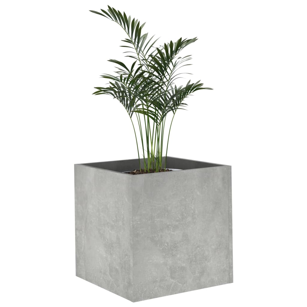 vidaXL Sadilica siva boja betona 40 x 40 x 40 cm od konstruiranog drva