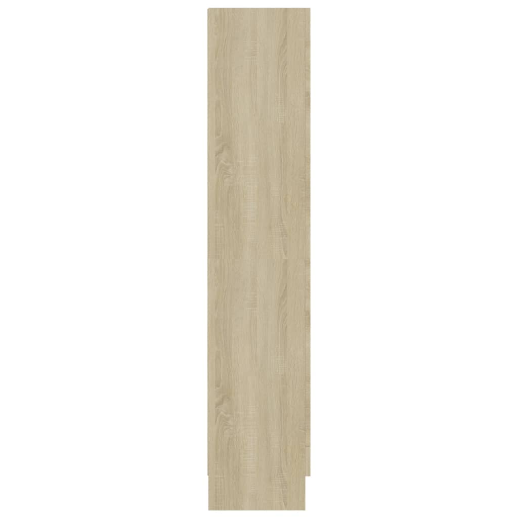 vidaXL Vitrina boja hrasta sonome 82,5x30,5x150 cm konstruirano drvo