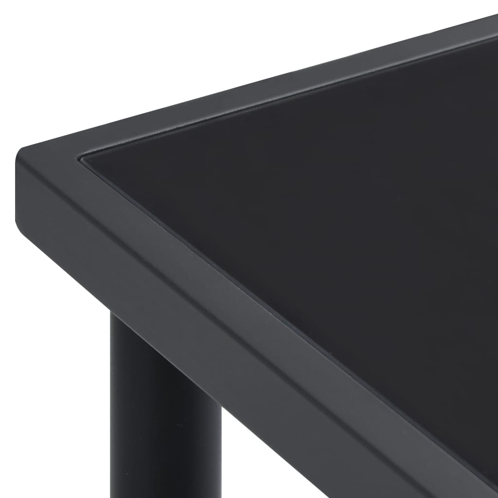 vidaXL Vrtni blagovaonski stol antracit 190 x 90 x 74 cm čelični