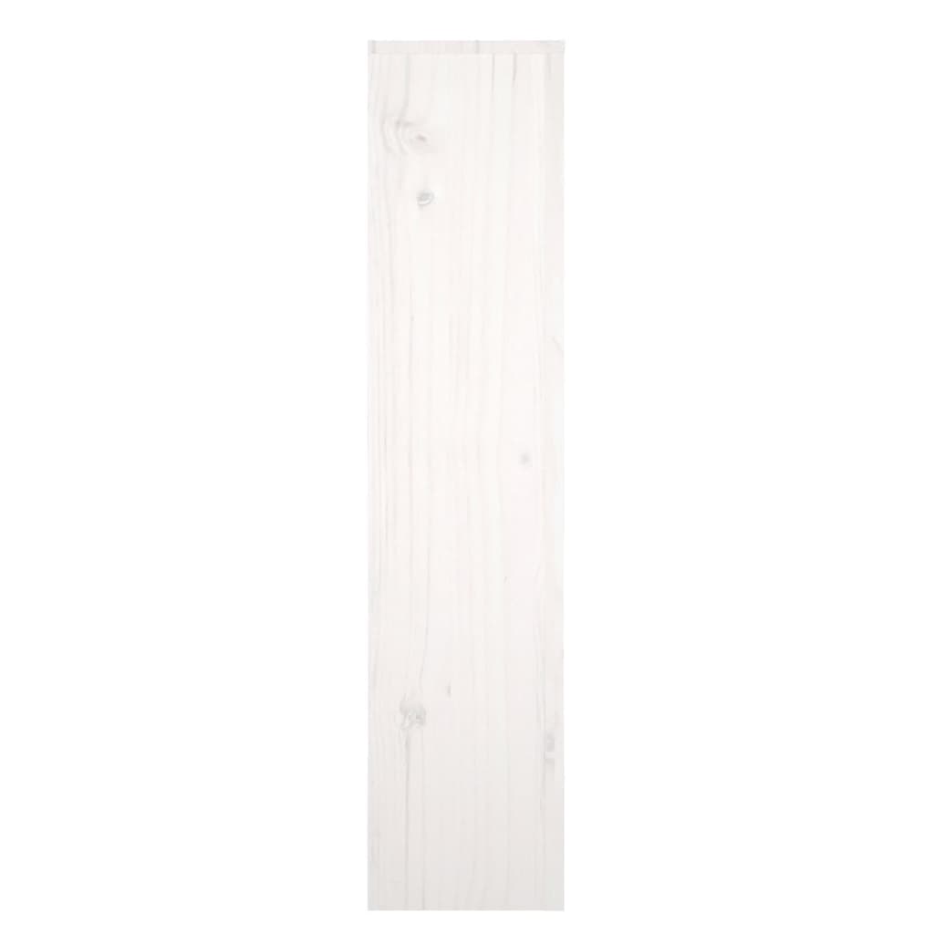 vidaXL Pokrov za radijator bijeli 153 x 19 x 84 cm masivna borovina