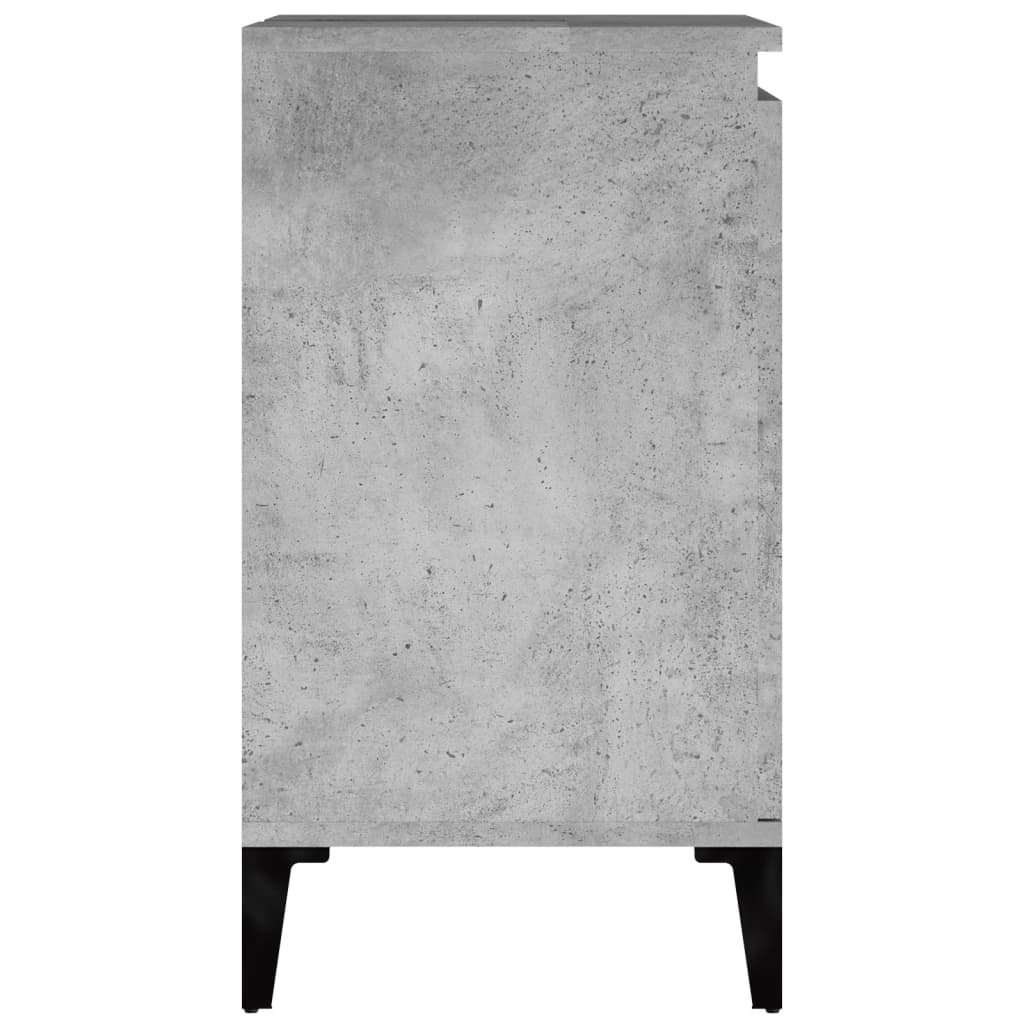 vidaXL Ormarić za umivaonik siva boja betona 58 x 33 x 60 cm drveni