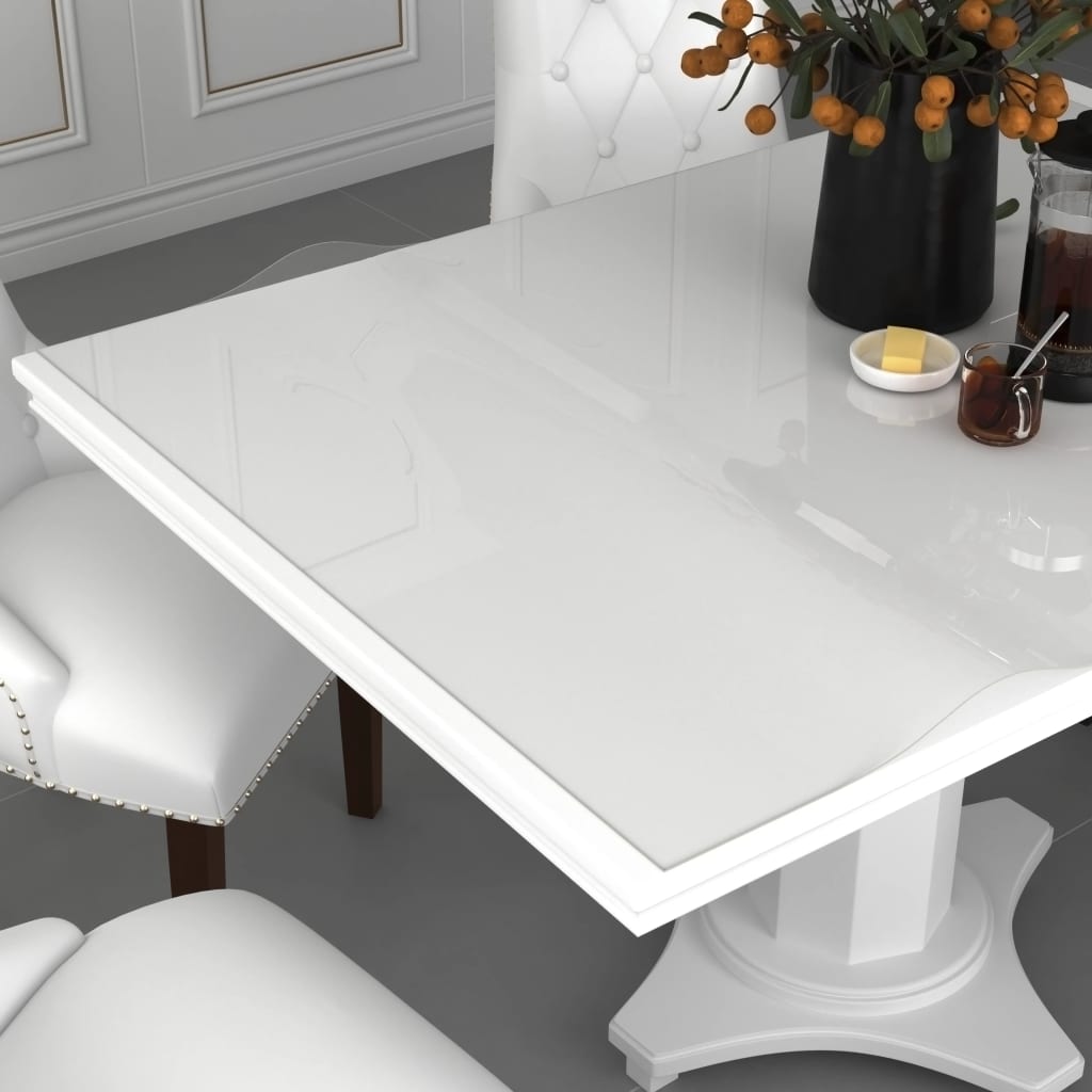 vidaXL Zaštita za stol prozirna 140 x 90 cm 1,6 mm PVC