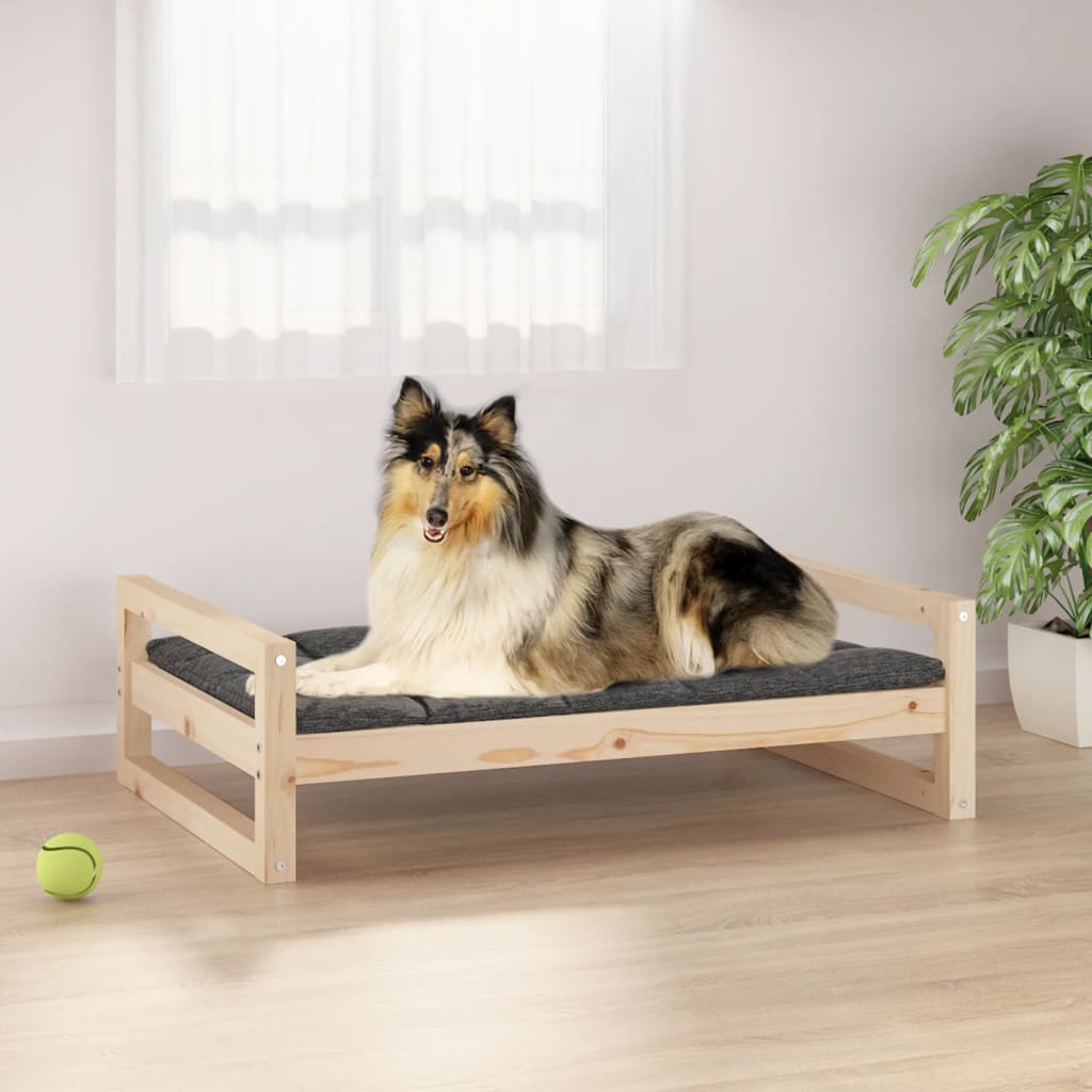 vidaXL Krevet za pse 95,5 x 65,5 x 28 cm od masivne borovine