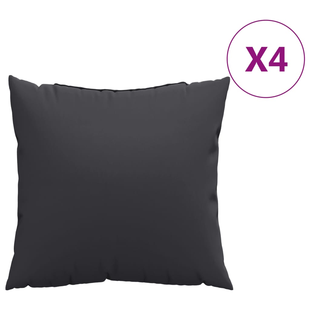 vidaXL Ukrasni jastuci 4 kom smeđesivi 60 x 60 cm od tkanine