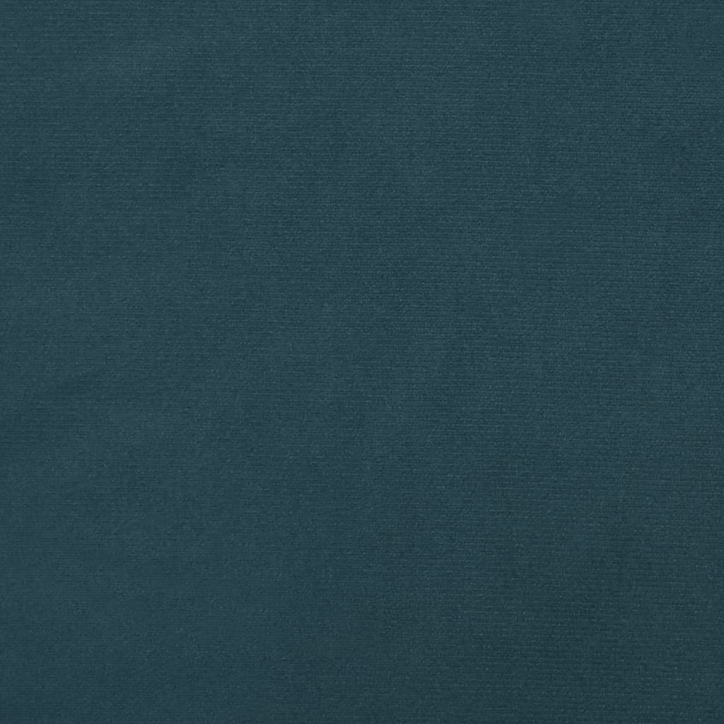 vidaXL Tabure plavi 60x60x36 cm baršunasti