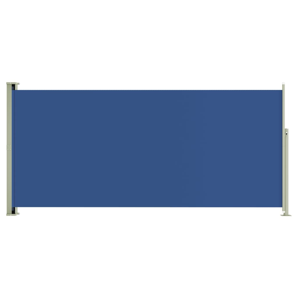vidaXL Uvlačiva bočna tenda za terasu 140 x 300 cm plava