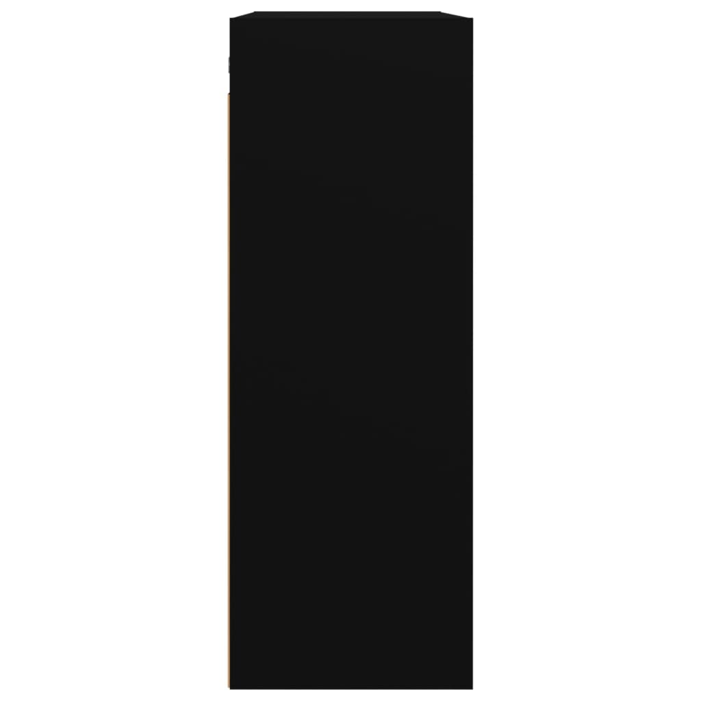 vidaXL Viseći zidni ormarić crni 69,5 x 32,5 x 90 cm