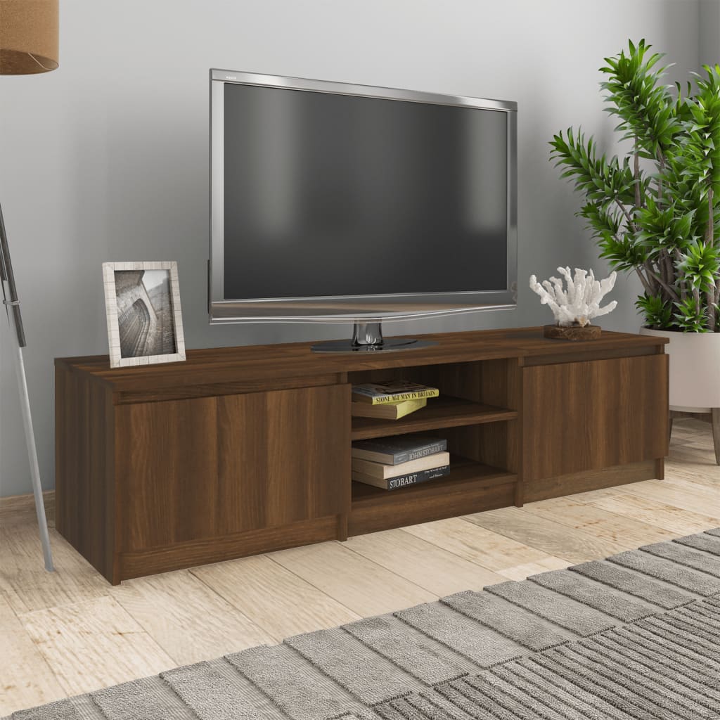 vidaXL TV ormarić smeđa boja hrasta 140x40x35,5 cm konstruirano drvo